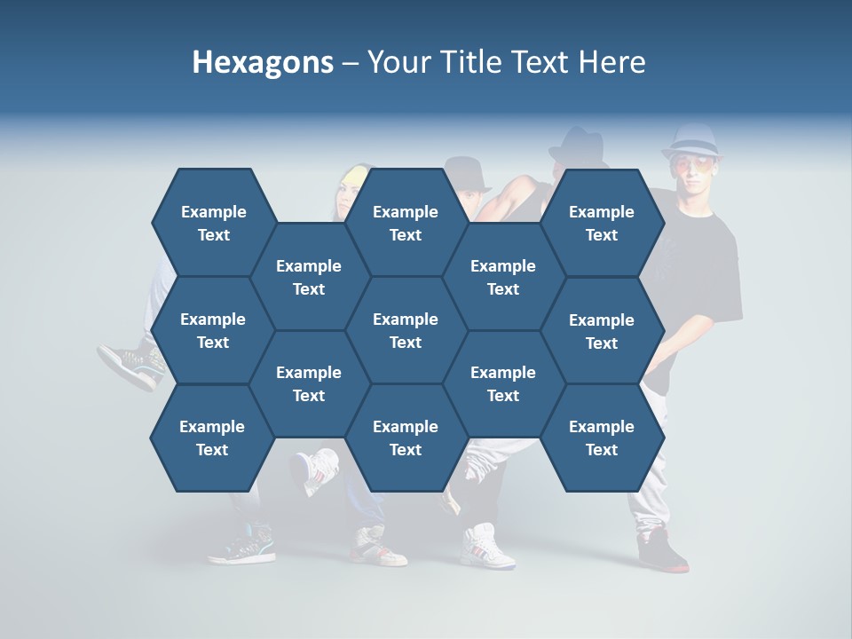 Freestyle Female Expression PowerPoint Template