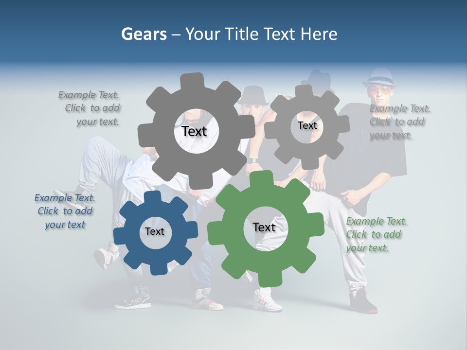 Freestyle Female Expression PowerPoint Template