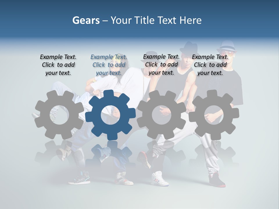 Freestyle Female Expression PowerPoint Template