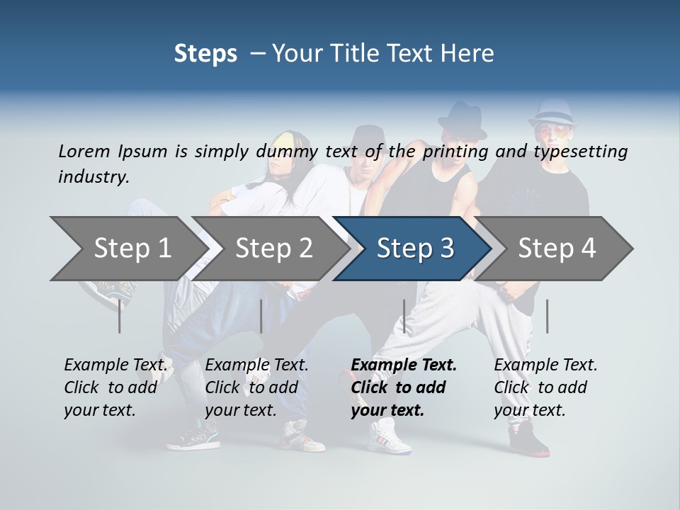 Freestyle Female Expression PowerPoint Template
