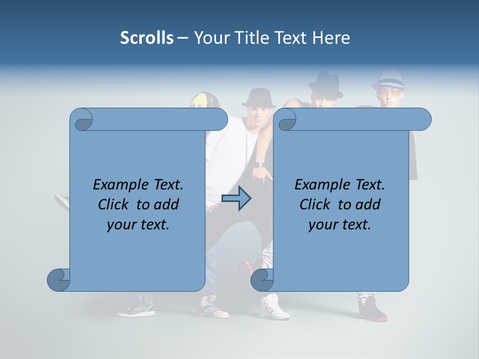 Freestyle Female Expression PowerPoint Template