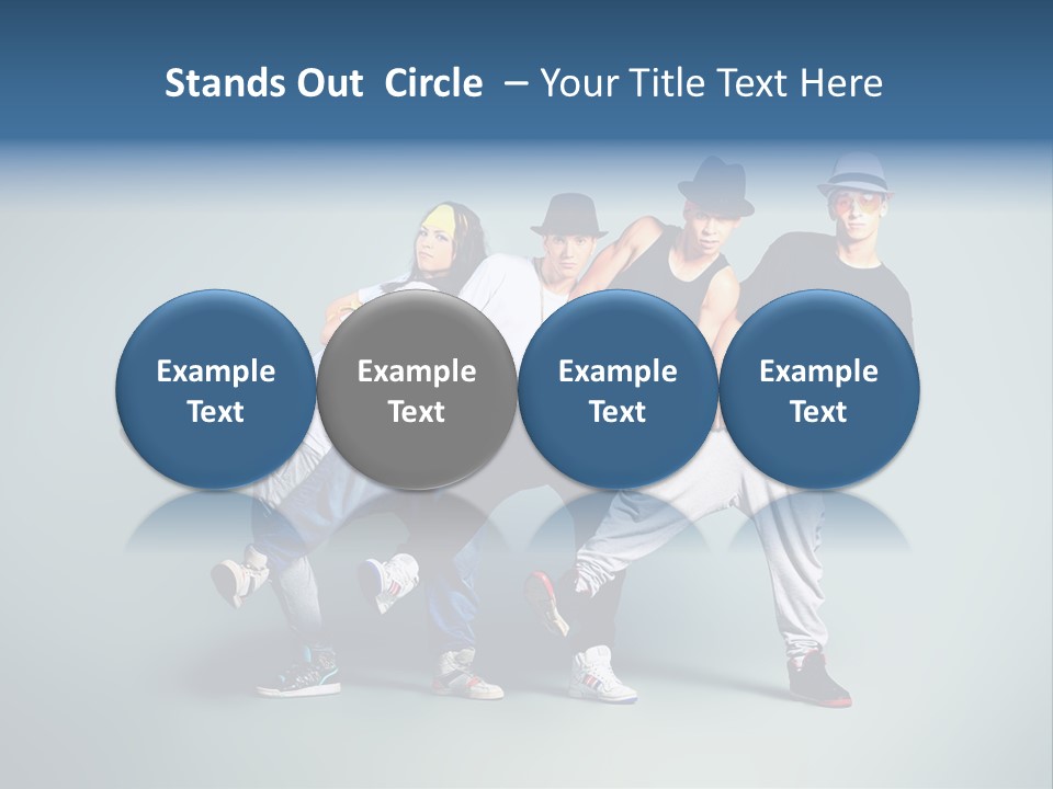 Freestyle Female Expression PowerPoint Template