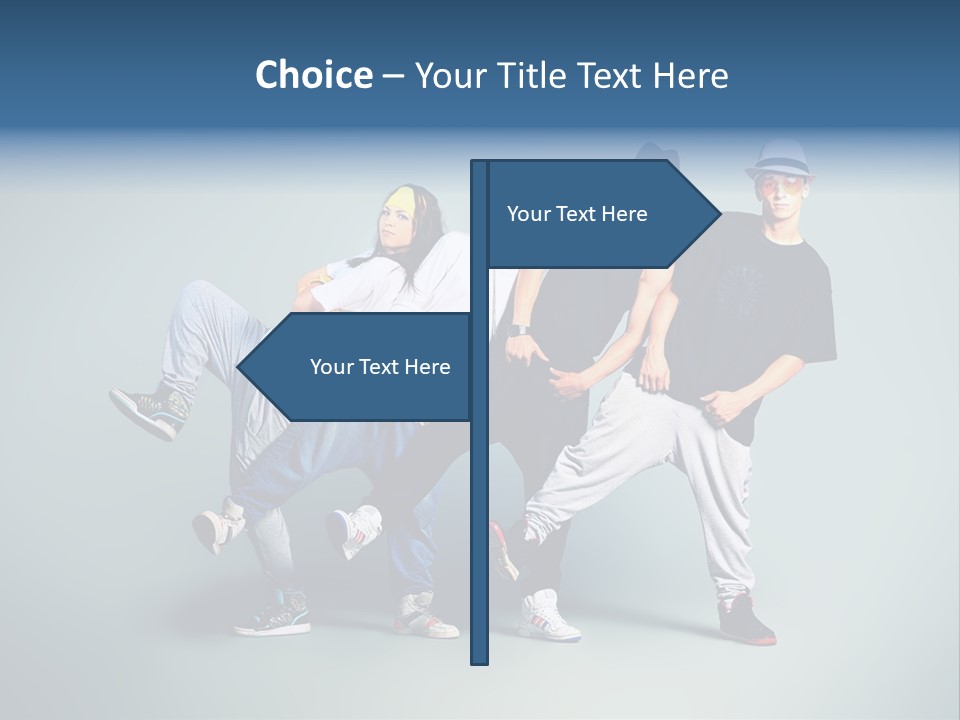 Freestyle Female Expression PowerPoint Template