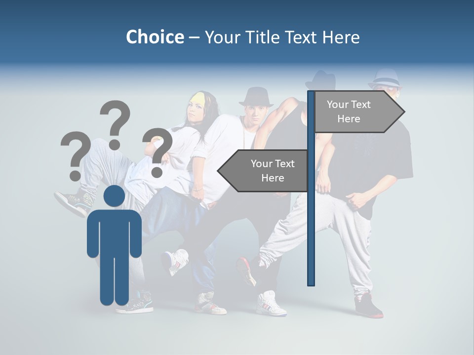 Freestyle Female Expression PowerPoint Template