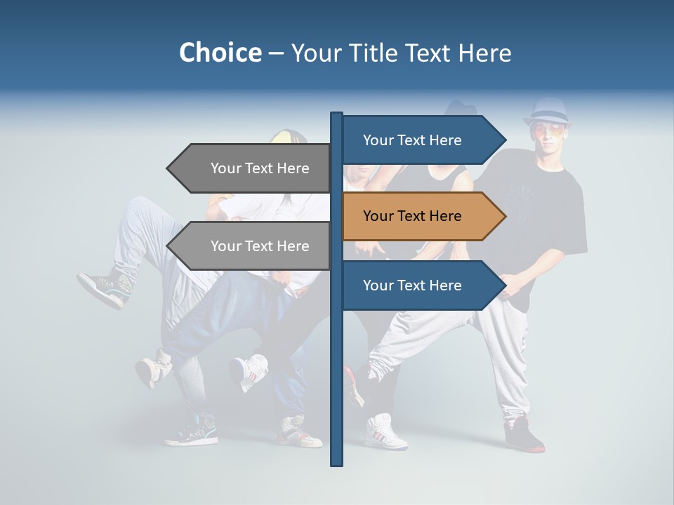 Freestyle Female Expression PowerPoint Template