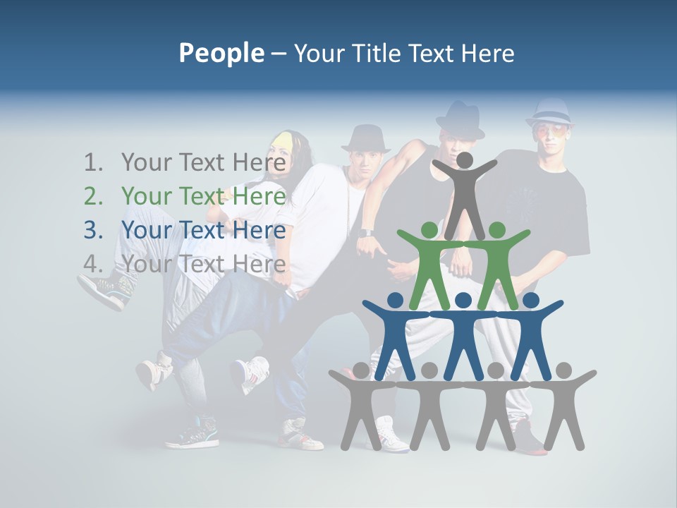 Freestyle Female Expression PowerPoint Template