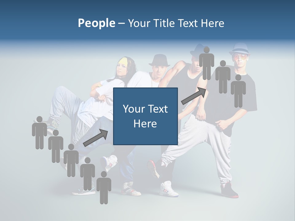 Freestyle Female Expression PowerPoint Template