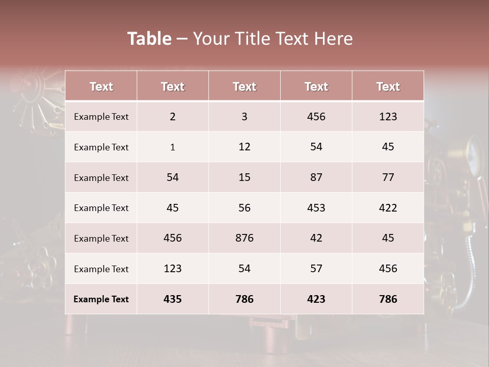 One Single Homemade PowerPoint Template