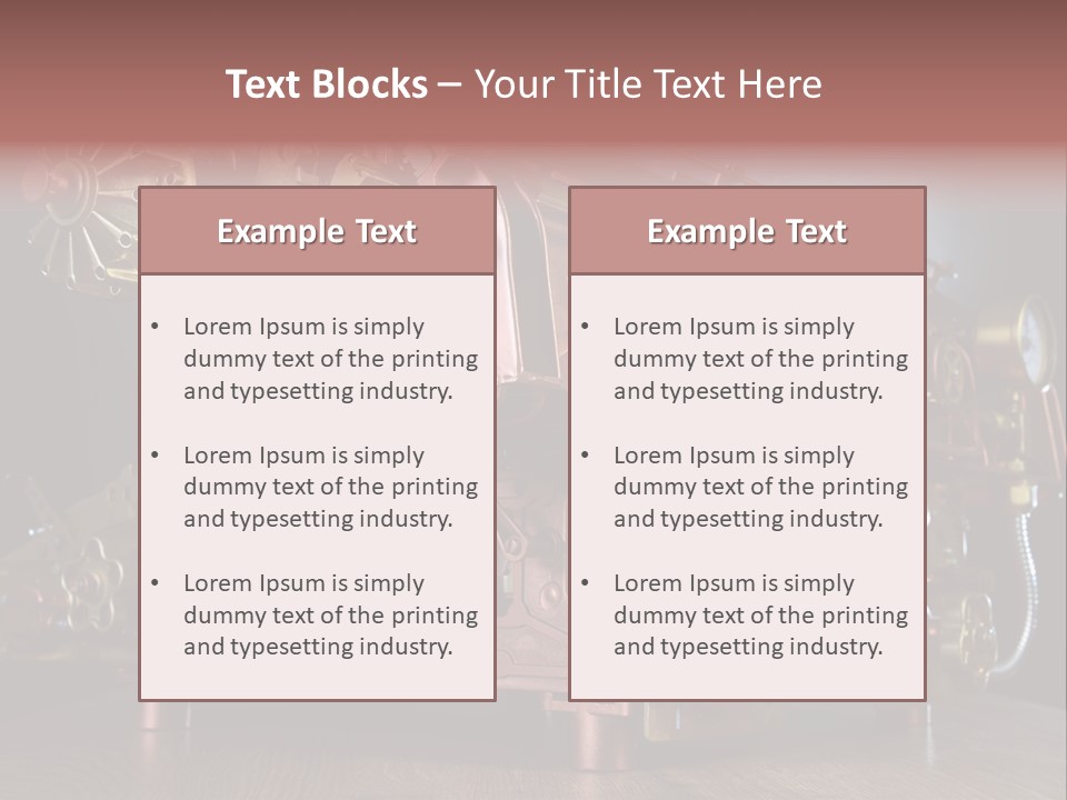 One Single Homemade PowerPoint Template