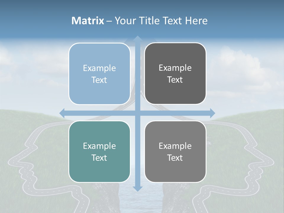 Bridge Togetherness Concept PowerPoint Template