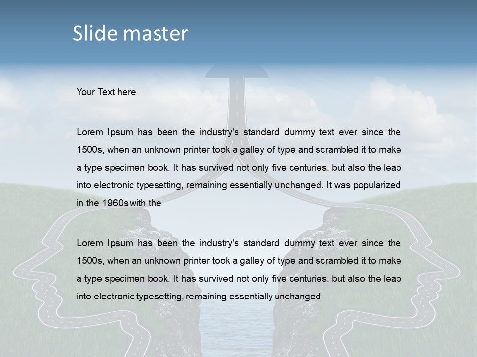 Bridge Togetherness Concept PowerPoint Template