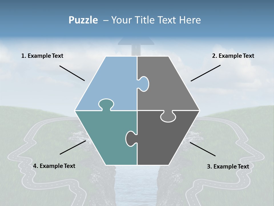 Bridge Togetherness Concept PowerPoint Template