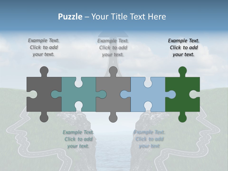 Bridge Togetherness Concept PowerPoint Template