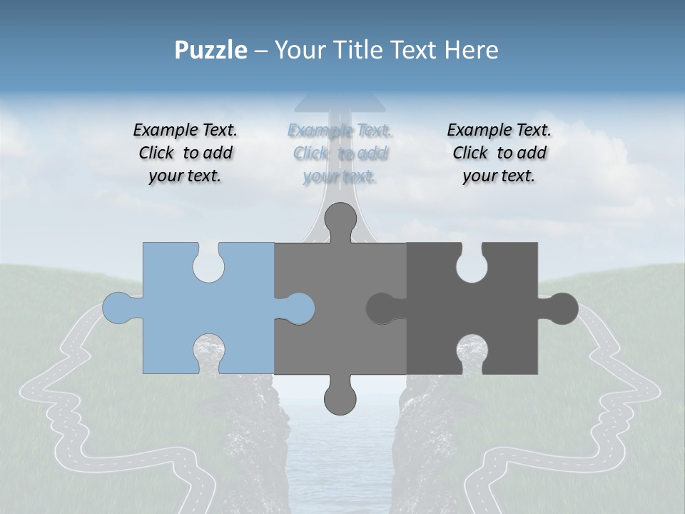 Bridge Togetherness Concept PowerPoint Template