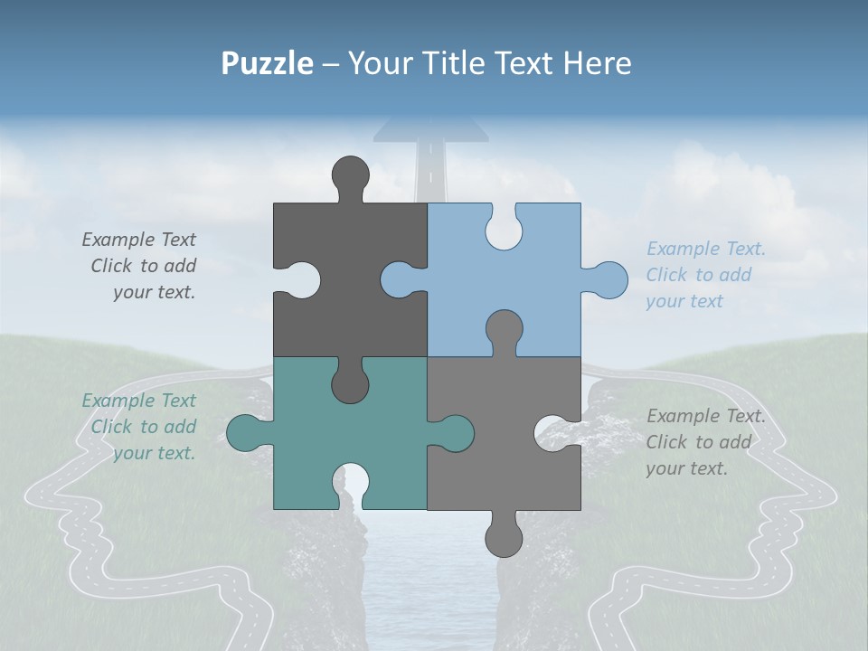 Bridge Togetherness Concept PowerPoint Template