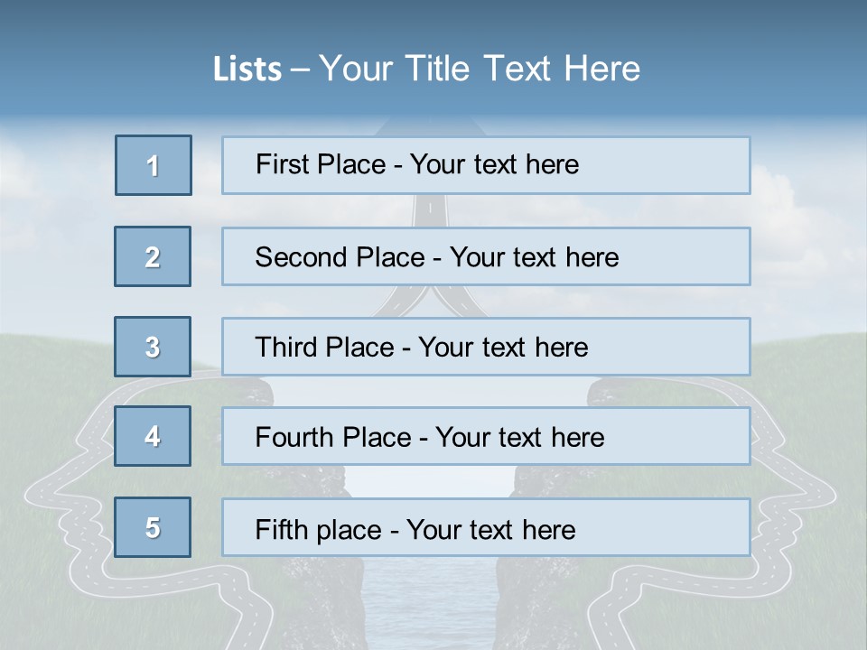Bridge Togetherness Concept PowerPoint Template