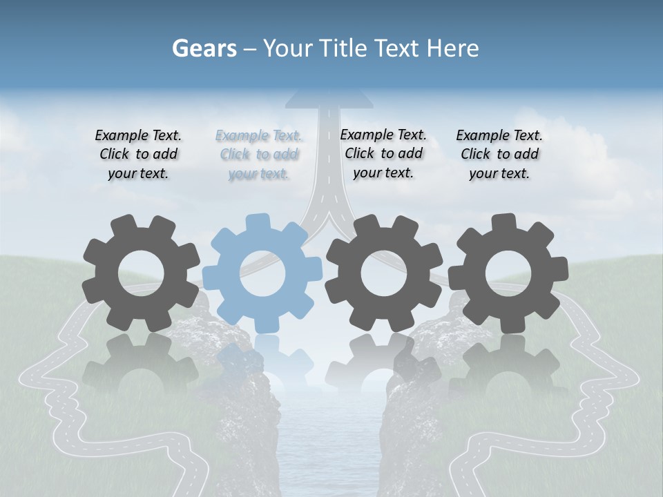 Bridge Togetherness Concept PowerPoint Template