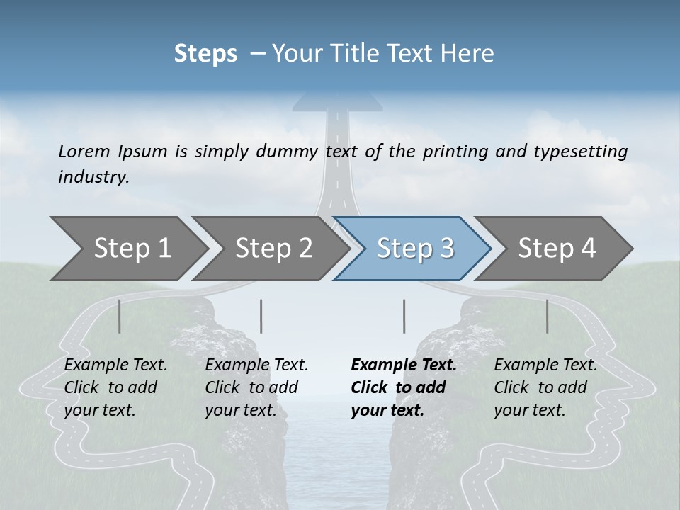 Bridge Togetherness Concept PowerPoint Template