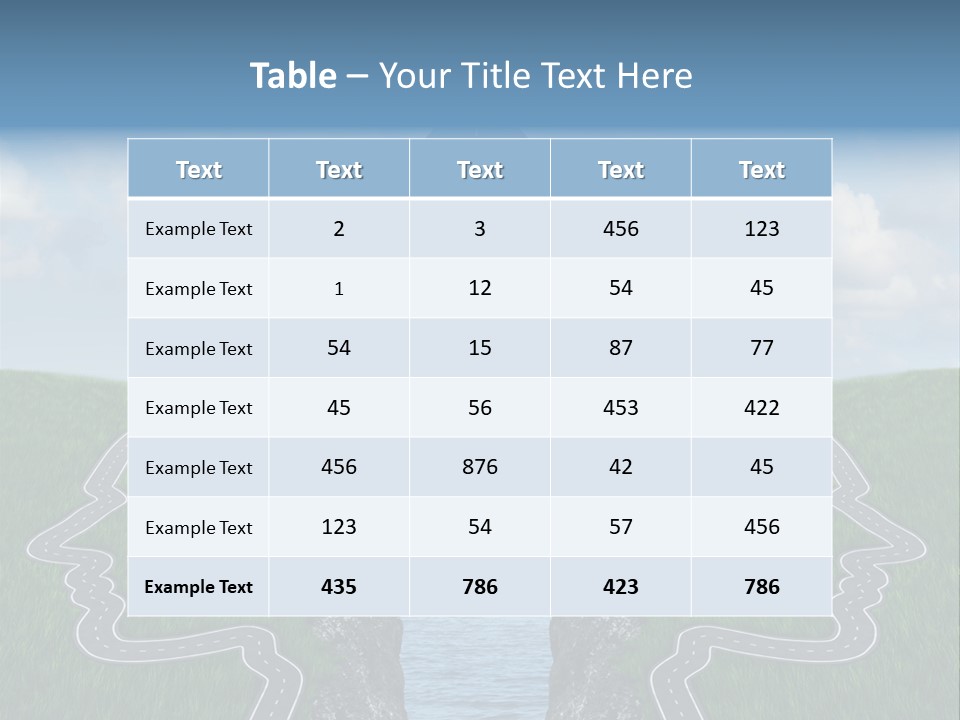Bridge Togetherness Concept PowerPoint Template