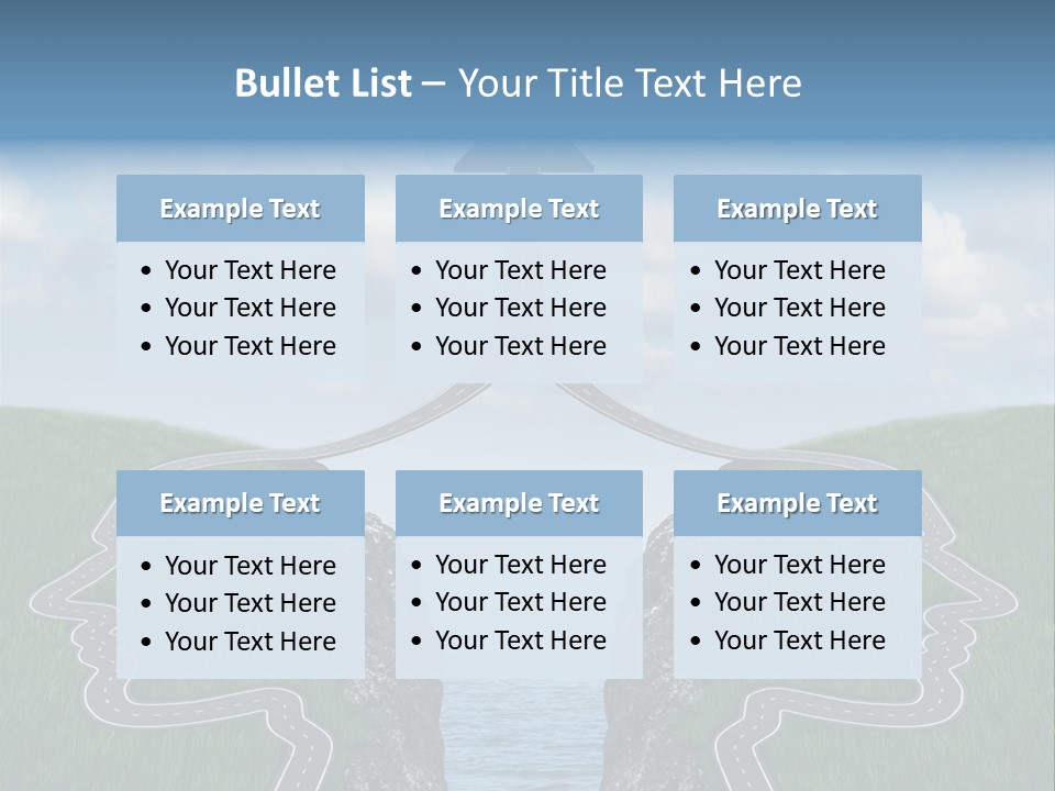 Bridge Togetherness Concept PowerPoint Template