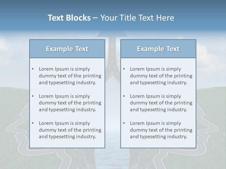 Bridge Togetherness Concept PowerPoint Template
