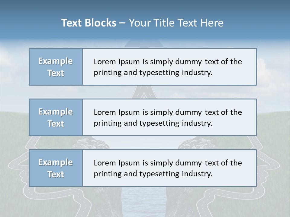 Bridge Togetherness Concept PowerPoint Template