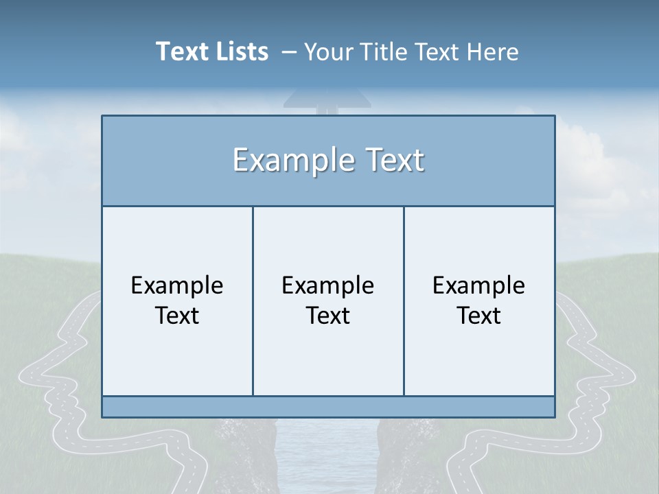 Bridge Togetherness Concept PowerPoint Template