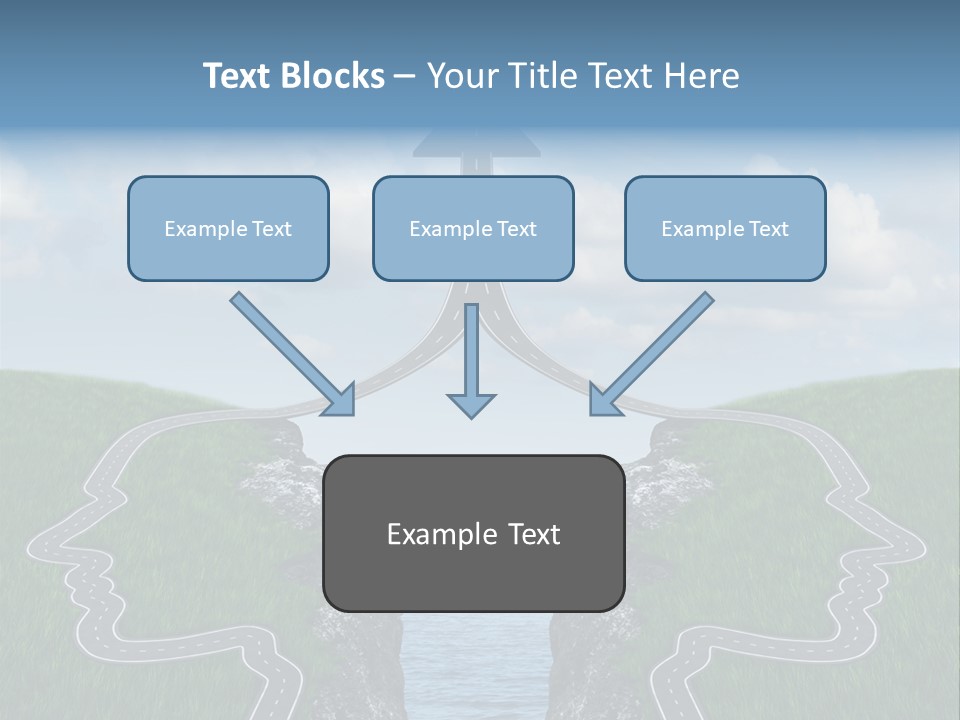 Bridge Togetherness Concept PowerPoint Template