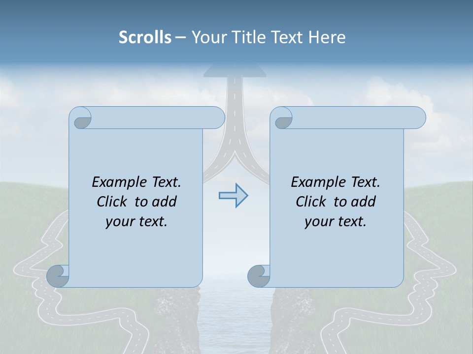 Bridge Togetherness Concept PowerPoint Template