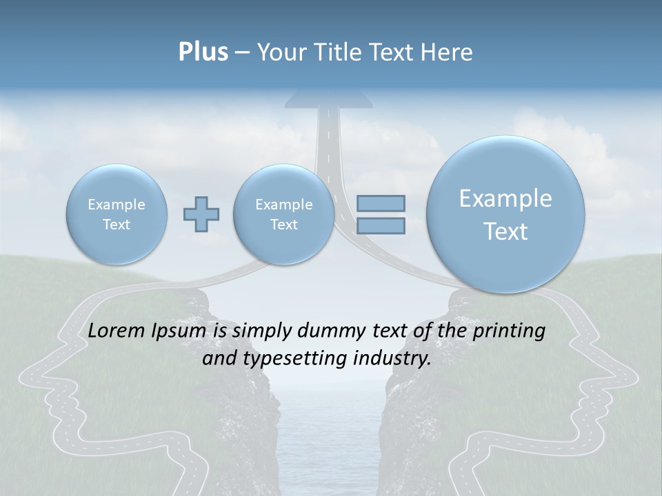 Bridge Togetherness Concept PowerPoint Template