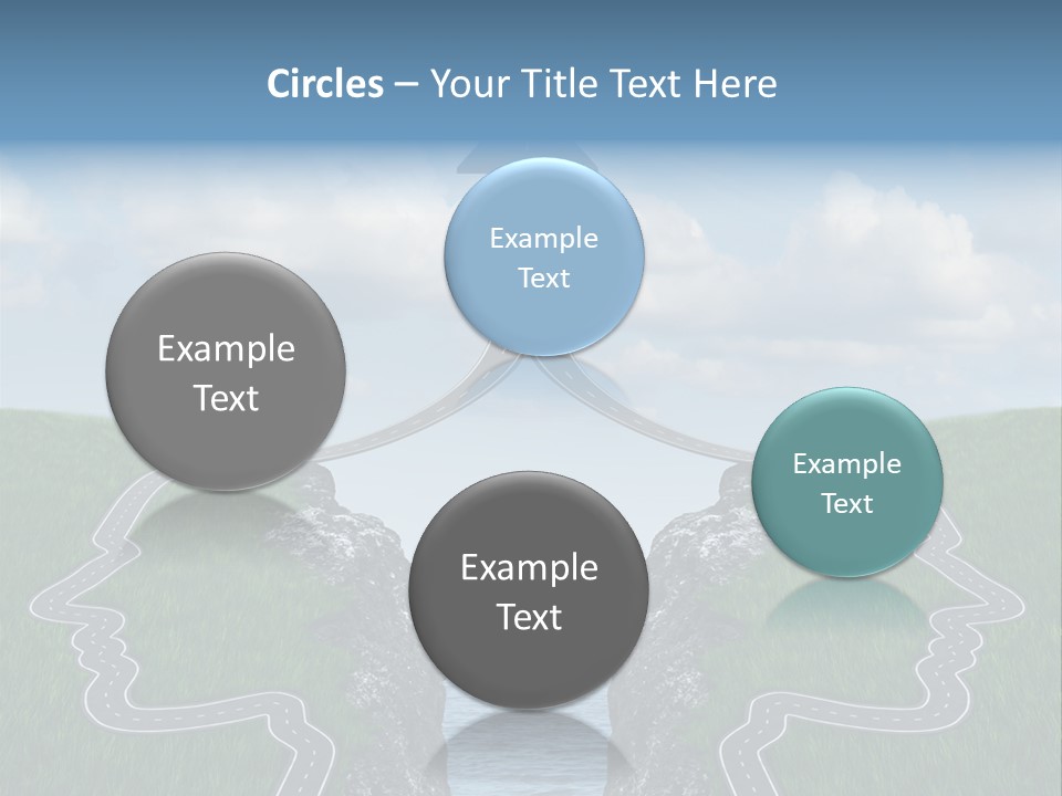 Bridge Togetherness Concept PowerPoint Template