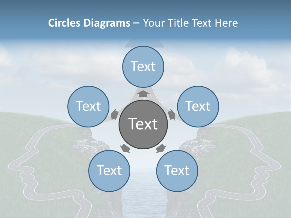 Bridge Togetherness Concept PowerPoint Template