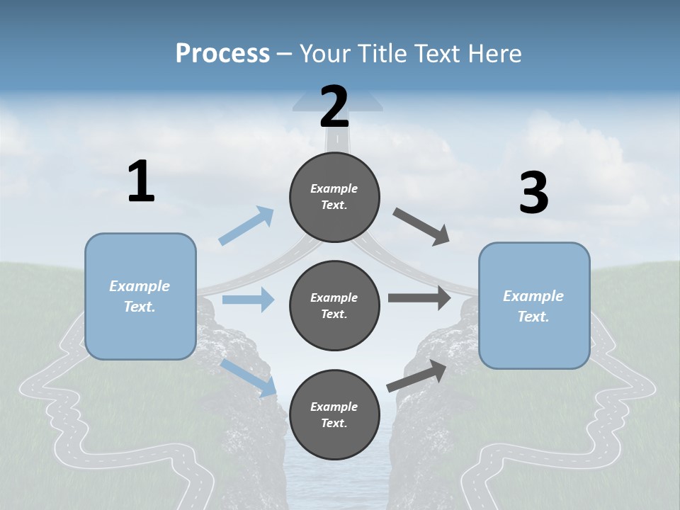 Bridge Togetherness Concept PowerPoint Template