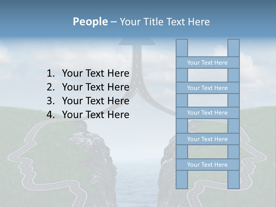 Bridge Togetherness Concept PowerPoint Template