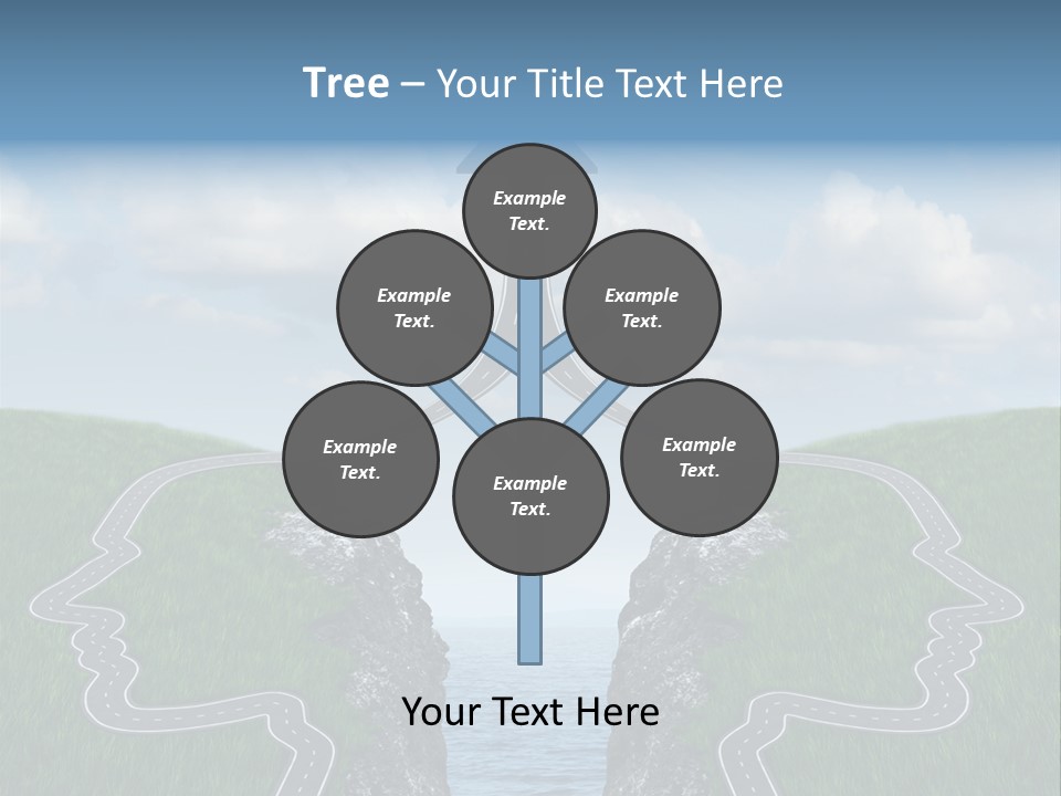 Bridge Togetherness Concept PowerPoint Template
