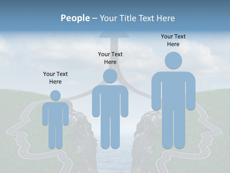 Bridge Togetherness Concept PowerPoint Template