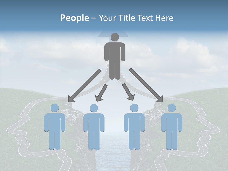 Bridge Togetherness Concept PowerPoint Template