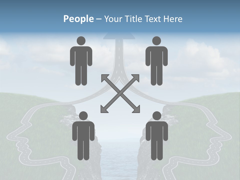 Bridge Togetherness Concept PowerPoint Template