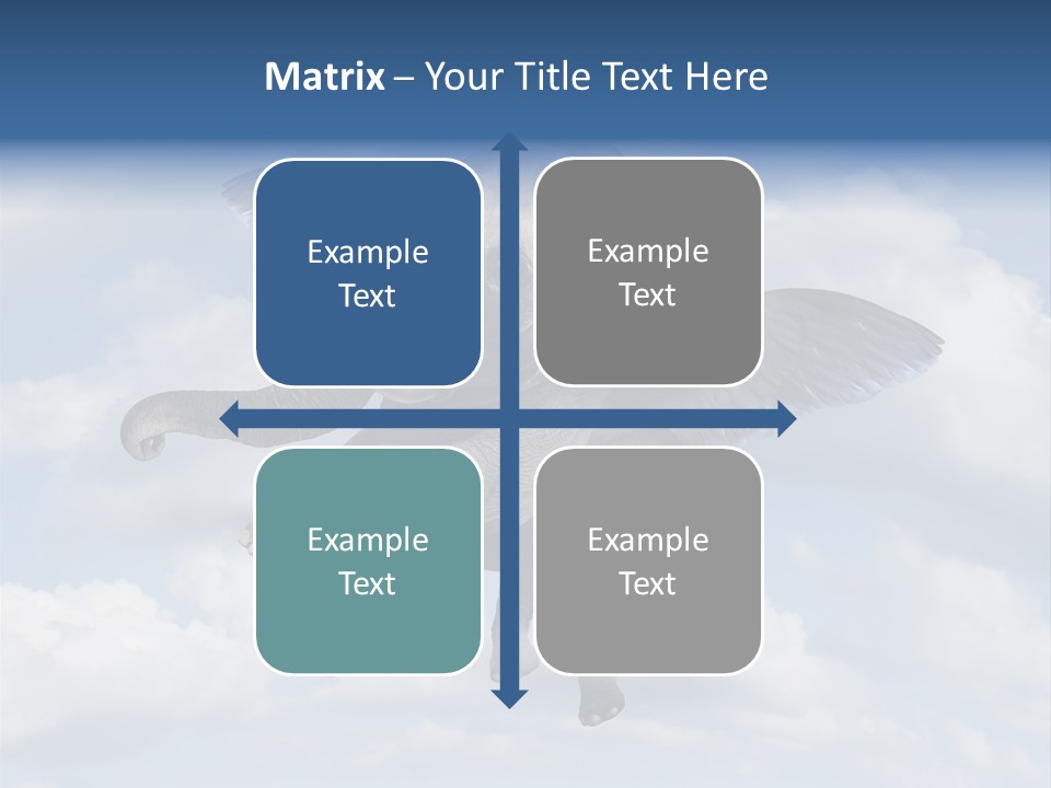 Aspiration Cloud Sky PowerPoint Template