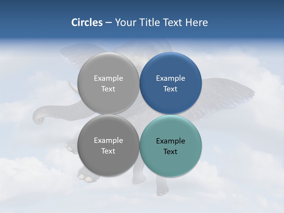 Aspiration Cloud Sky PowerPoint Template