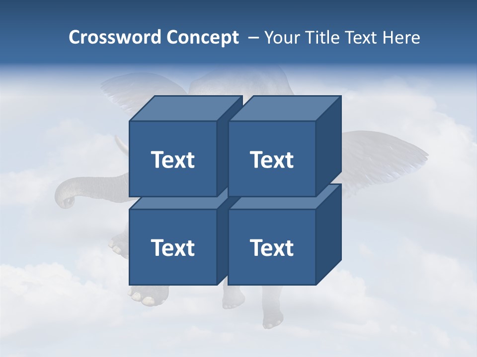 Aspiration Cloud Sky PowerPoint Template