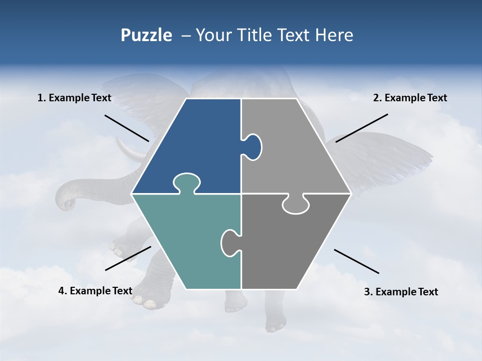 Aspiration Cloud Sky PowerPoint Template