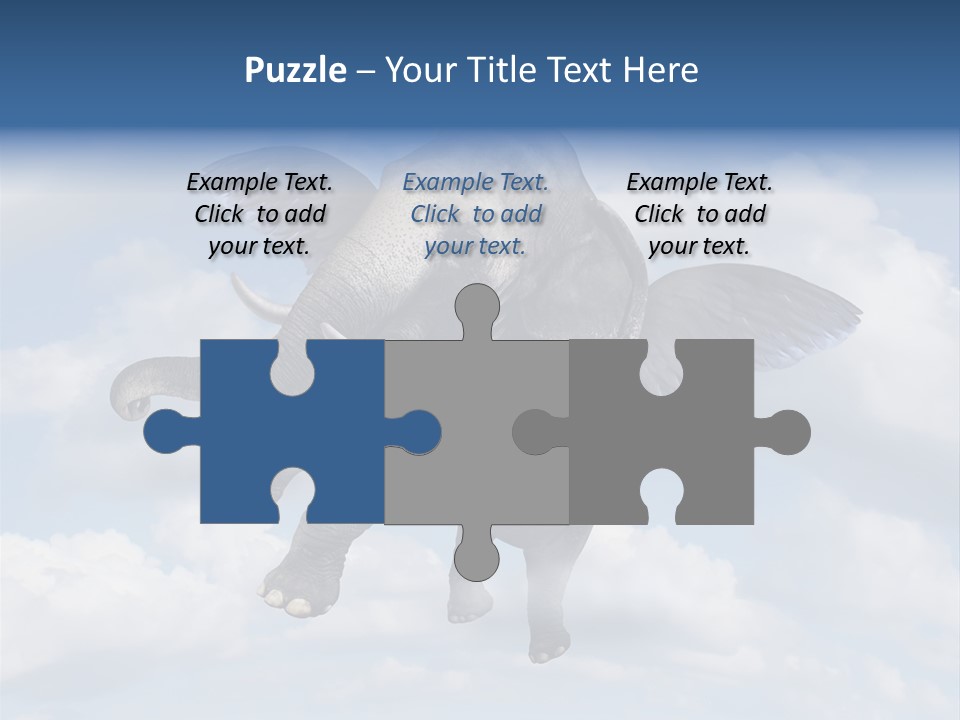 Aspiration Cloud Sky PowerPoint Template