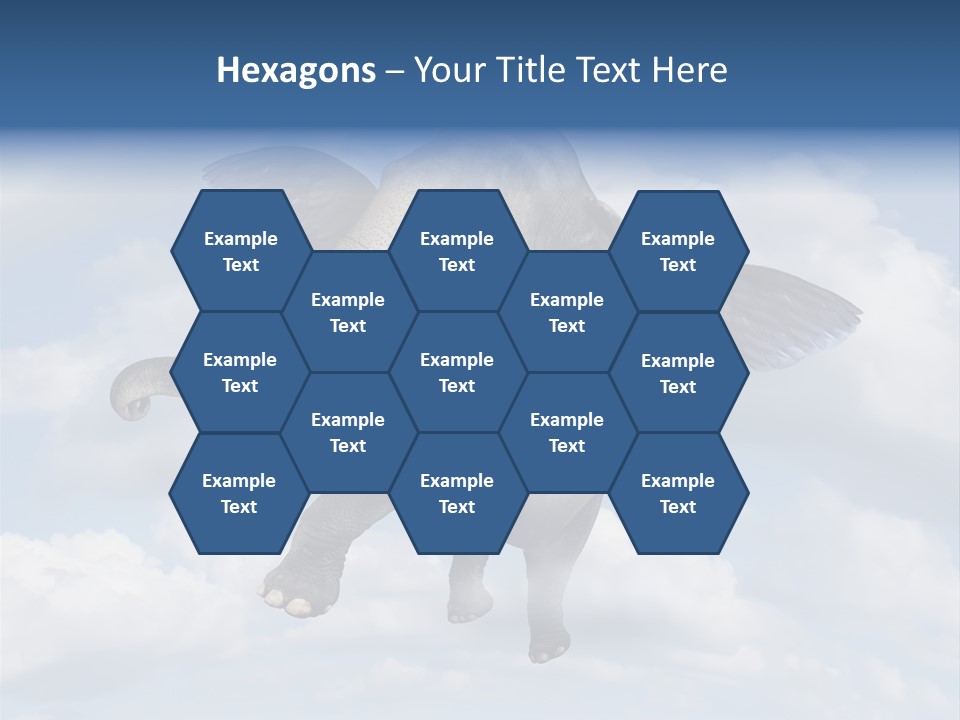 Aspiration Cloud Sky PowerPoint Template