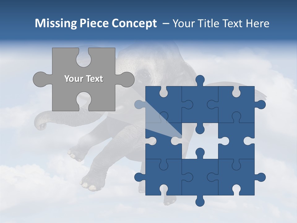 Aspiration Cloud Sky PowerPoint Template