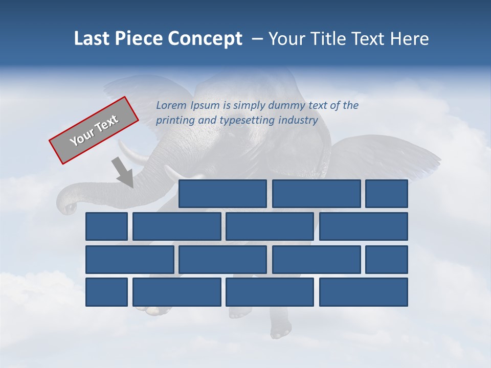 Aspiration Cloud Sky PowerPoint Template