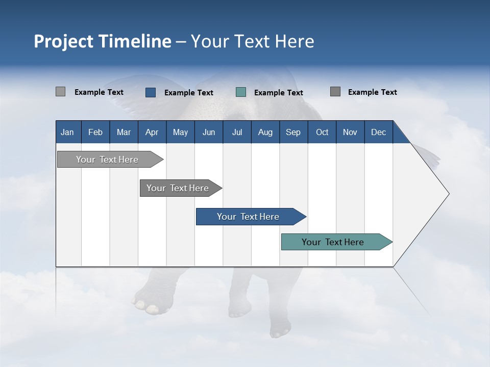 Aspiration Cloud Sky PowerPoint Template
