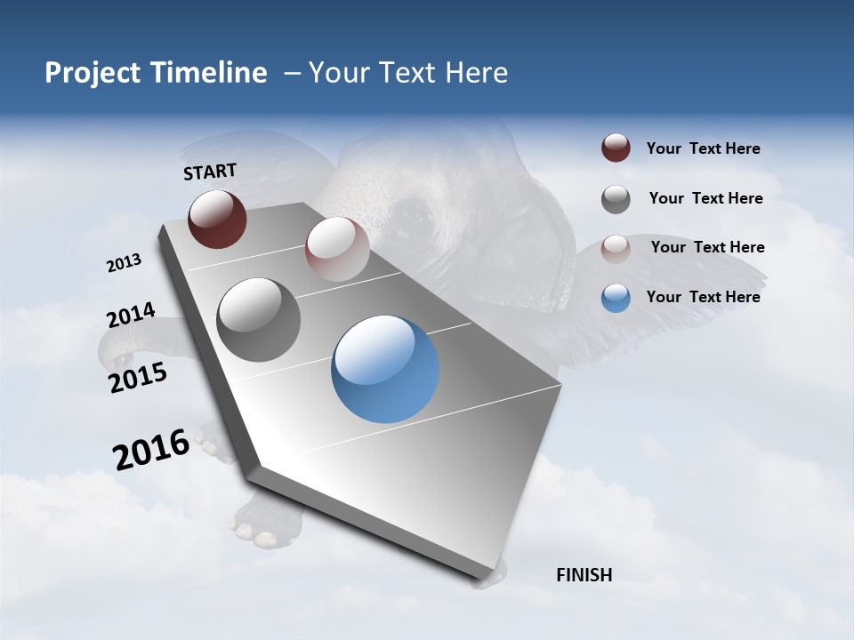 Aspiration Cloud Sky PowerPoint Template