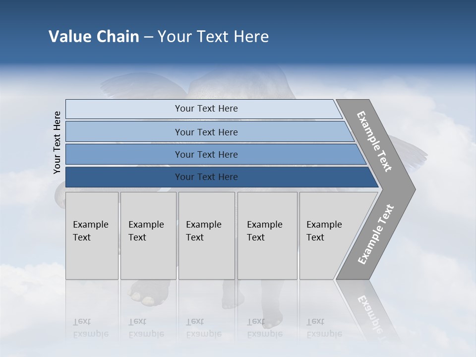 Aspiration Cloud Sky PowerPoint Template