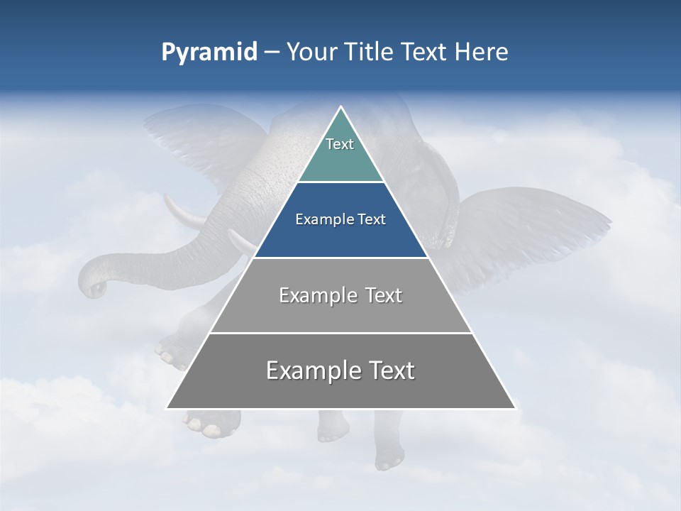 Aspiration Cloud Sky PowerPoint Template